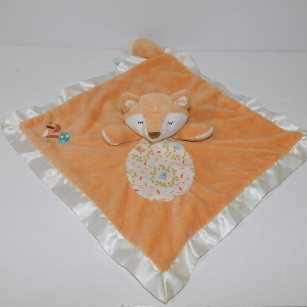 Douglas Baby Fox Jordan Security blanket Plush Lil Snuggler Baby Lovey Mushrooms